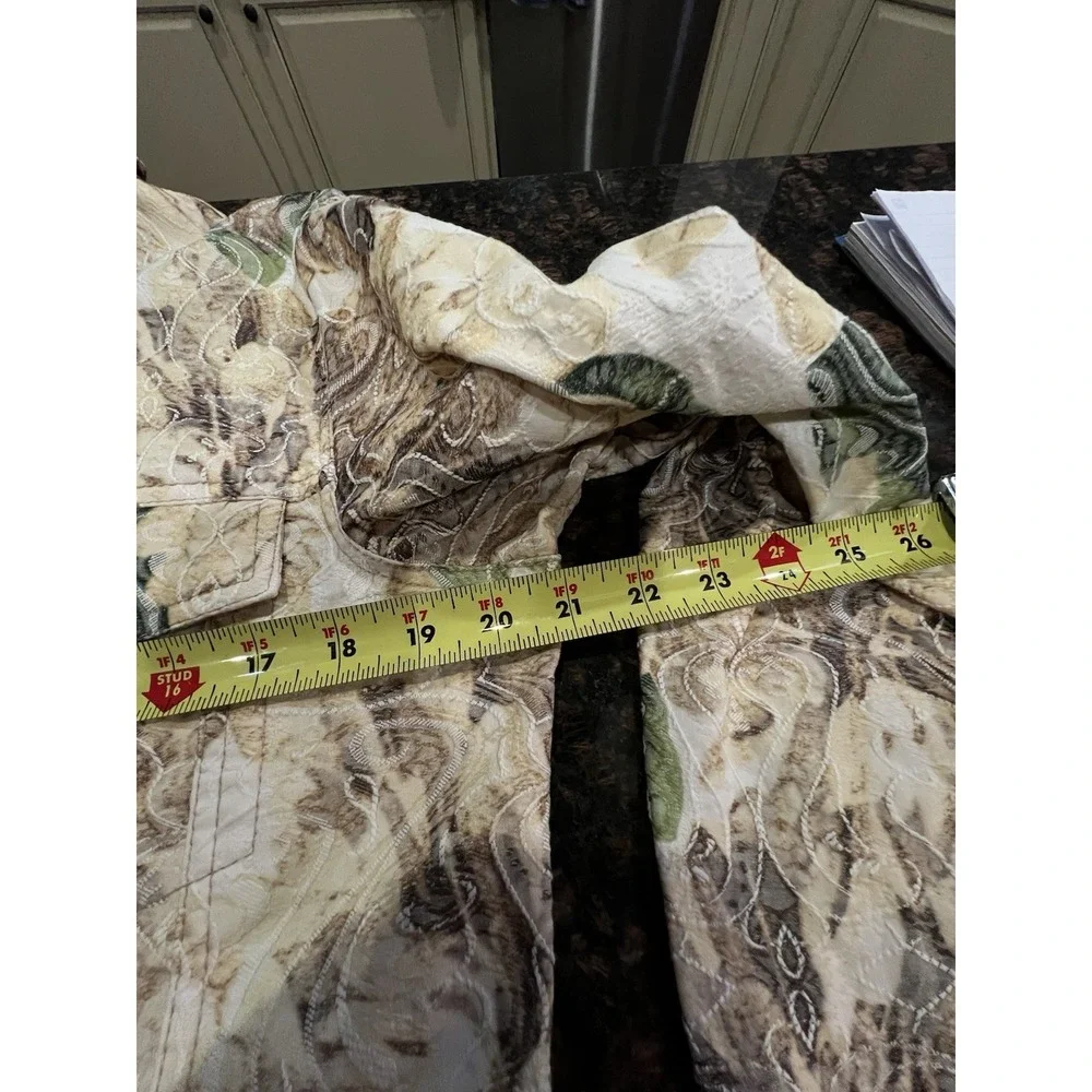 Analogy Women's Floral Jacket   Long Sleeve Cotton blend Boho-Chic - Picture 5 of 6